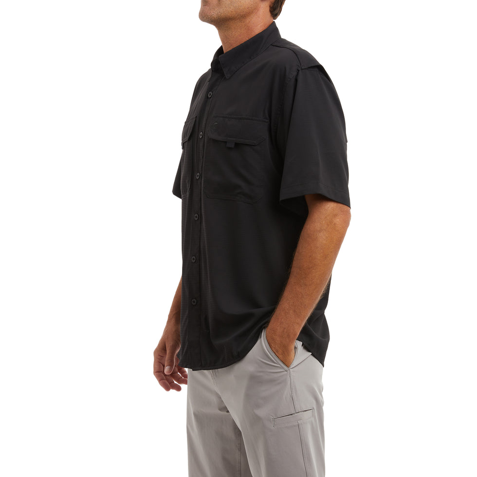 KEYS SS FISHING SHIRT BLACK