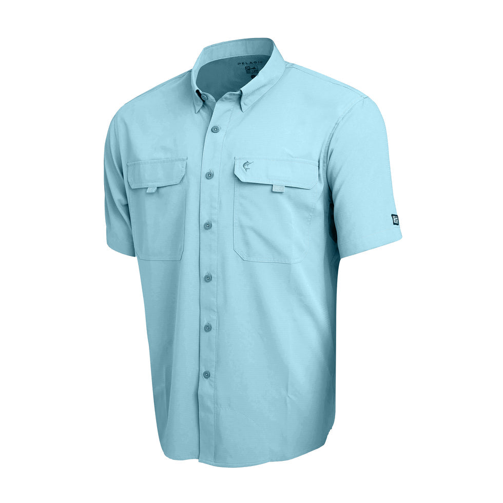 KEYS SS GUIDE FISHING SHIRT TAHITI BLUE