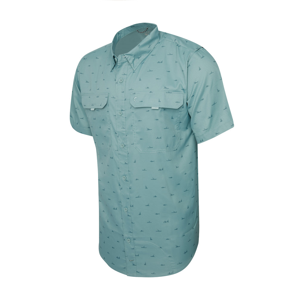 KEYS SS FISHING SHIRT MINI ARCH - TRELLIS