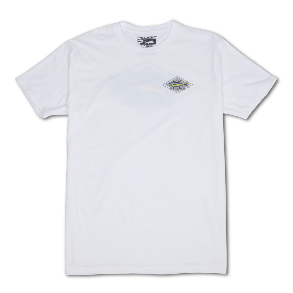 PREMIUM TEE DOUBLE DIAMOND TUNA WHITE