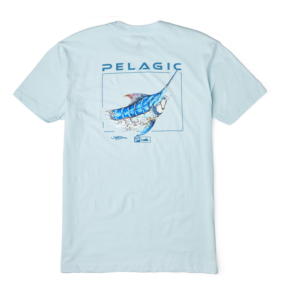 GOIONE MARLIN TEE LIGHT BLUE