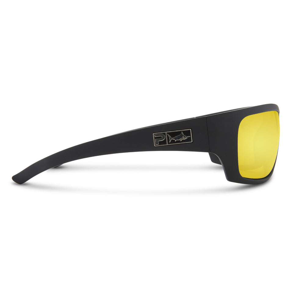 THE MACK POLARIZED MINERAL GLASS MATTE BLACK/GOLD