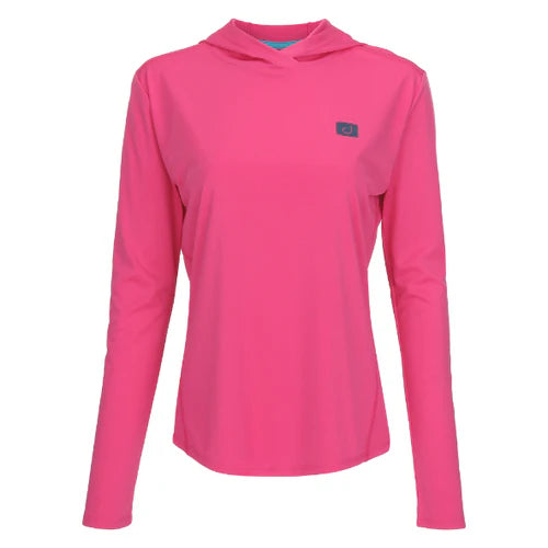 WOMENS AVIDRY PERFORMANCE HOODIE FUSHIA