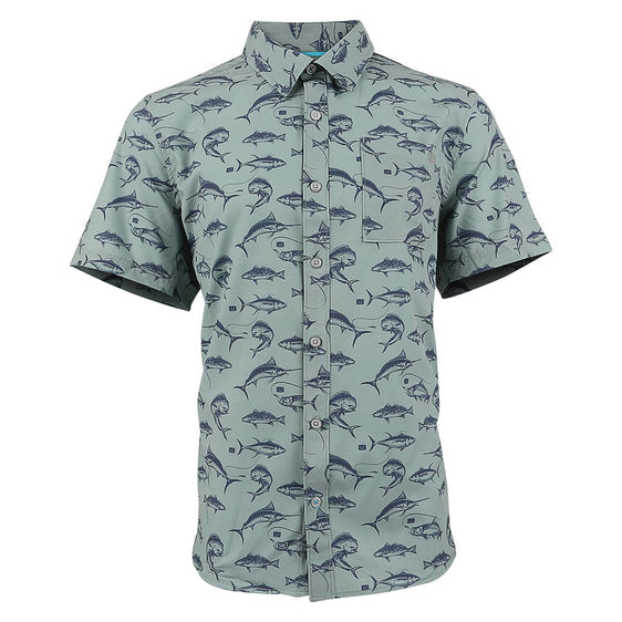 PALAPA SHIRT SS LT SLATE