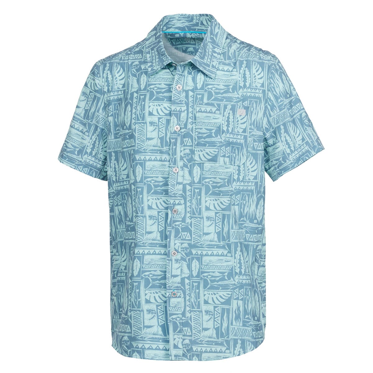 PALAPA SHIRT ICE BLUE S/S