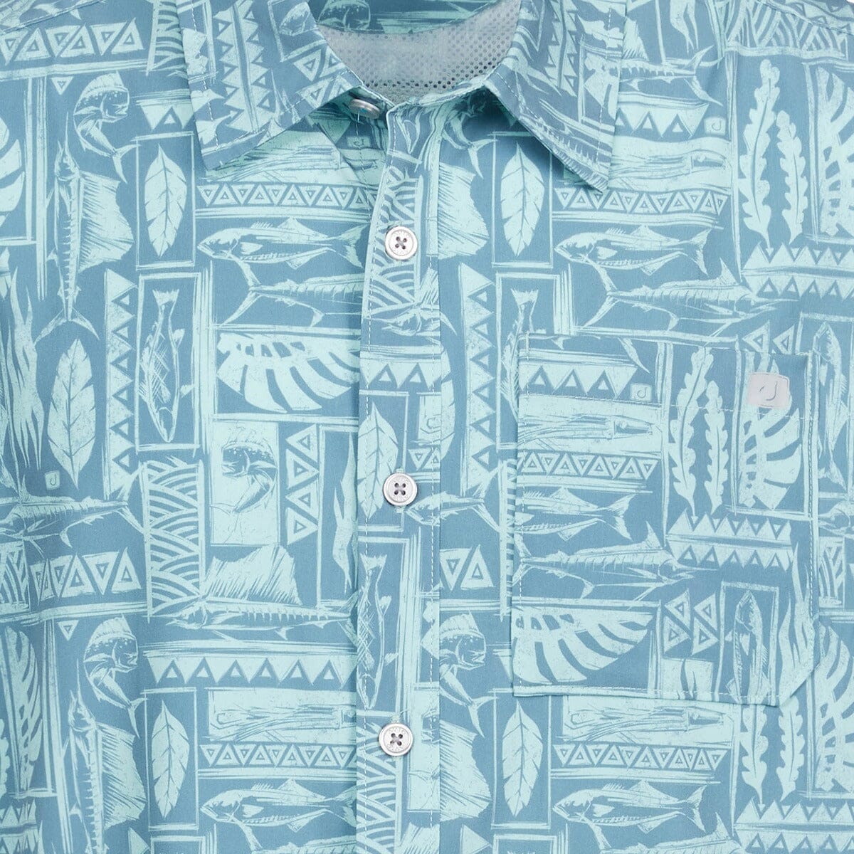 PALAPA SHIRT ICE BLUE S/S