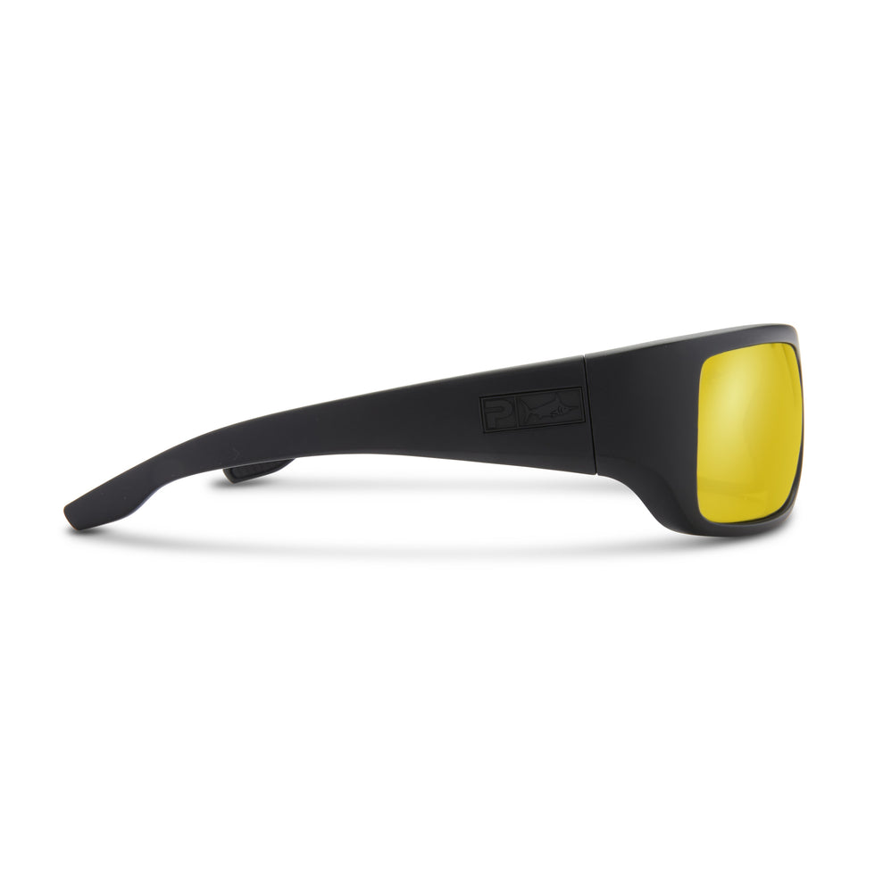 FISH HOOKPOLARIZED MINERAL GLASS MATTE BLACK/GOLD