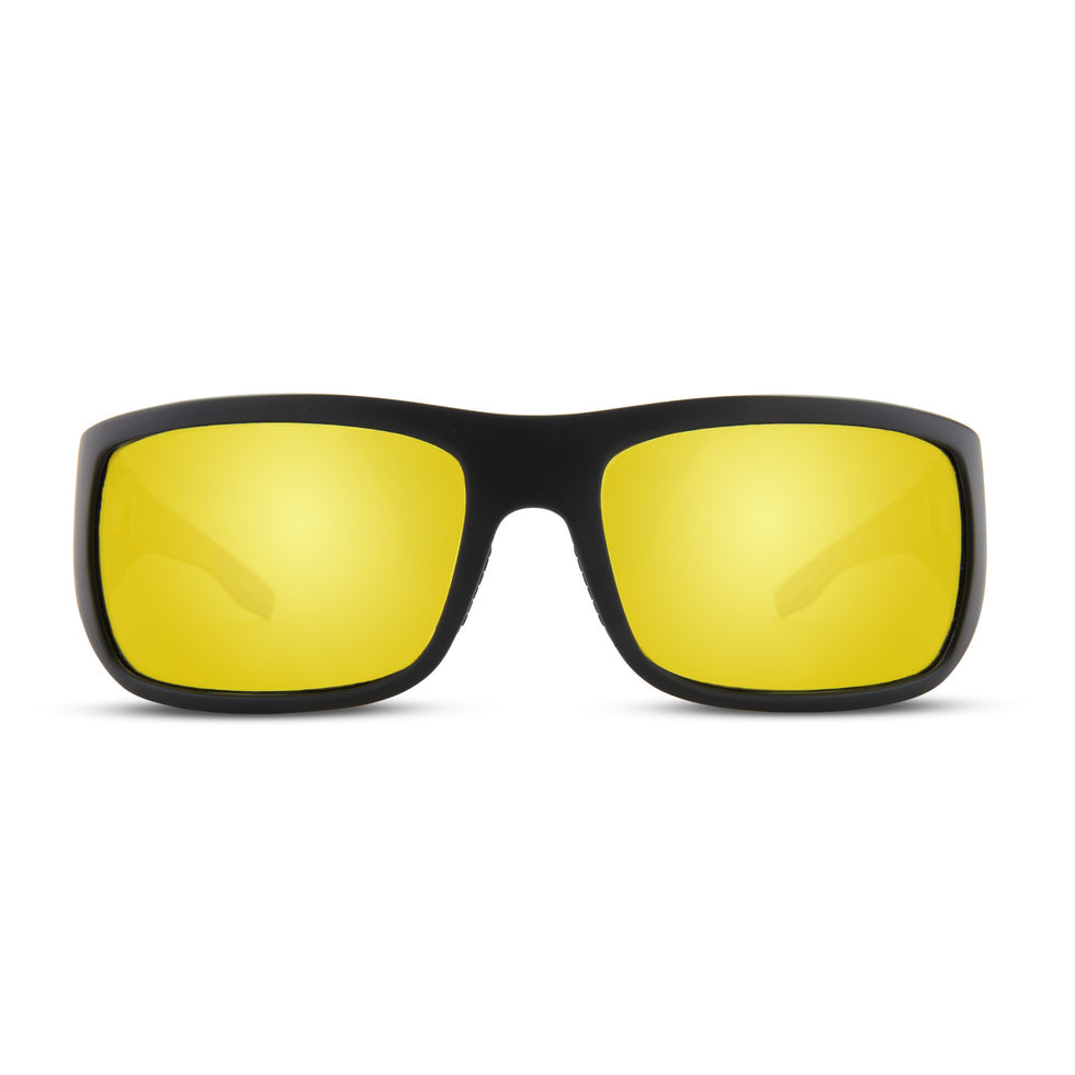 FISH HOOKPOLARIZED MINERAL GLASS MATTE BLACK/GOLD