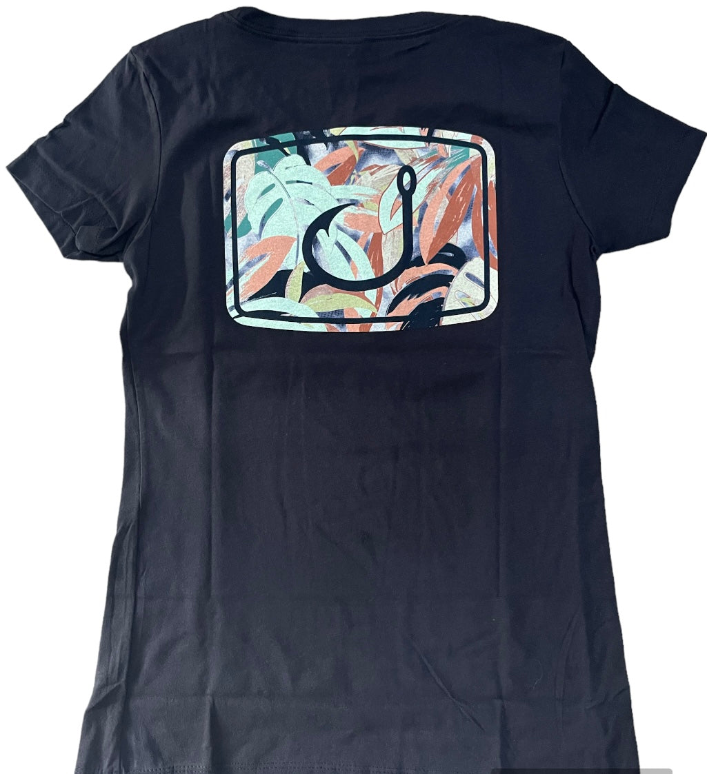 WOMEN&#39;S SANIBEL TEE VINTAGE BLACK