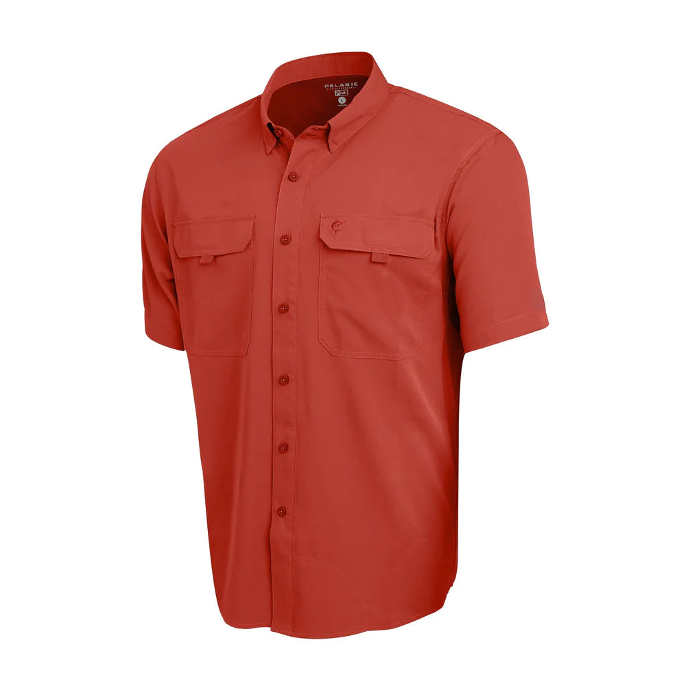 KEYS SS FISHING SHIRT BRICK