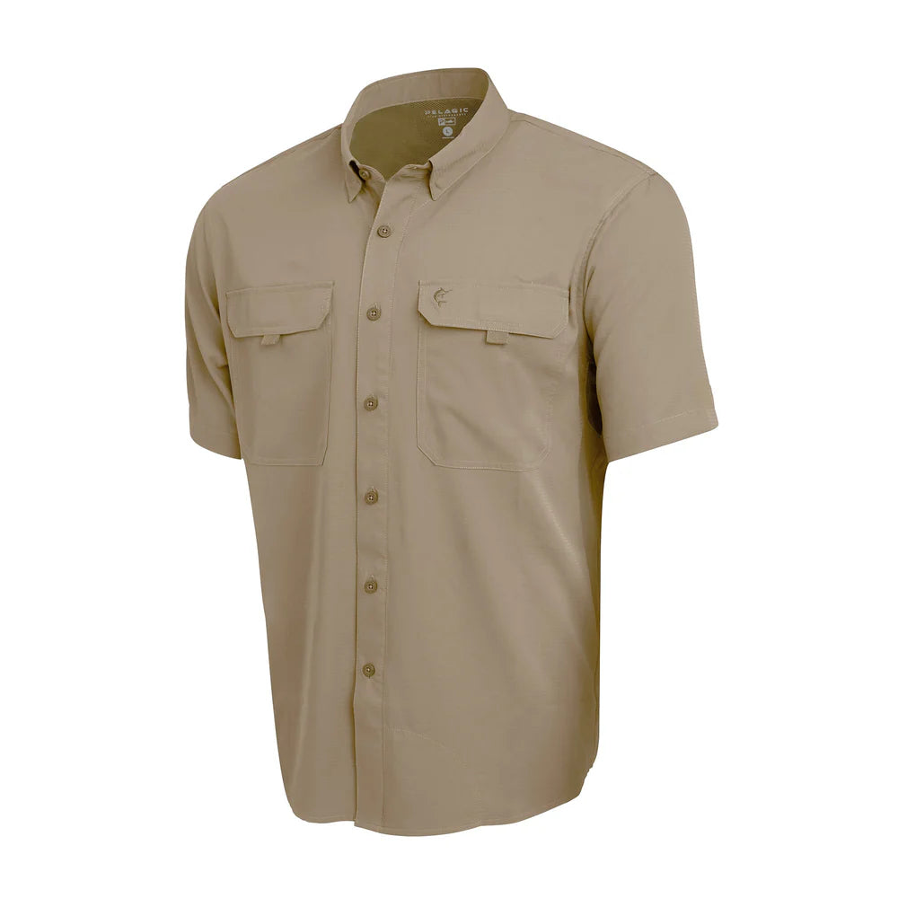 KEYS SS FISHING SHIRT DARK KHAKI