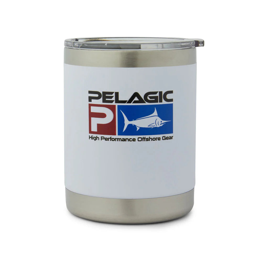 10 OZ LOWBALL DELUXE WHITE-INSULATED TUMBLER