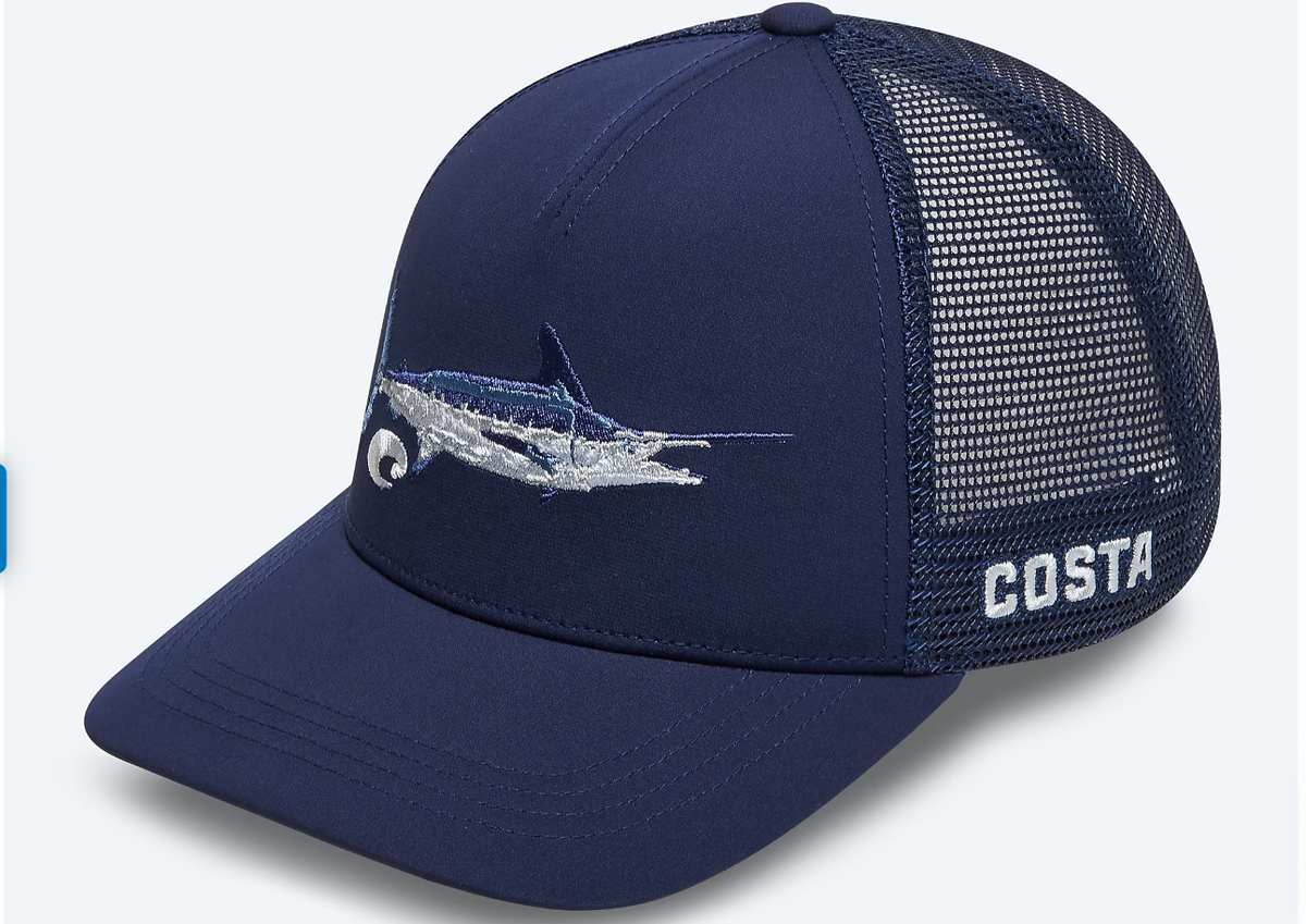 MARLIN STITCHED TRUCKER NAVY