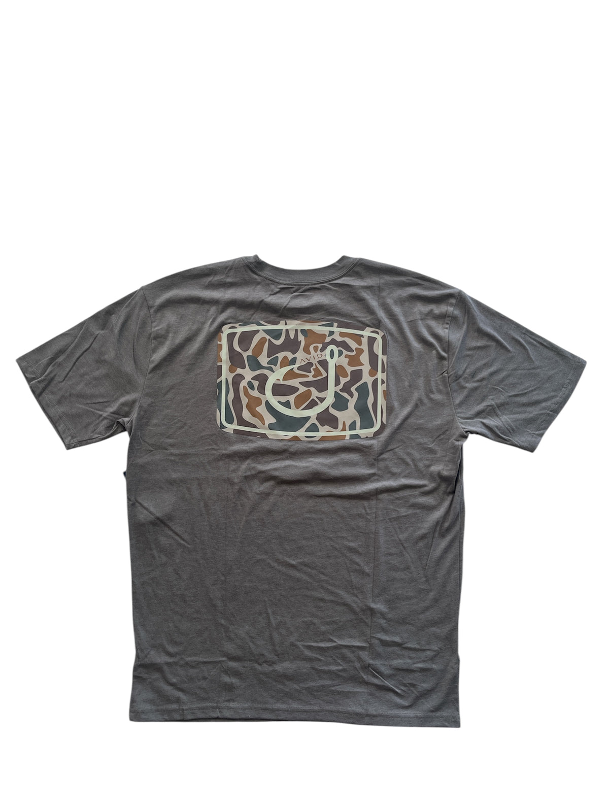 ICONIC CAMO TEE- HEATHER GARGOYLE