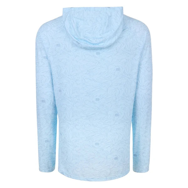 KINETIK GAMEFISH HOODIE-ICE BLUE