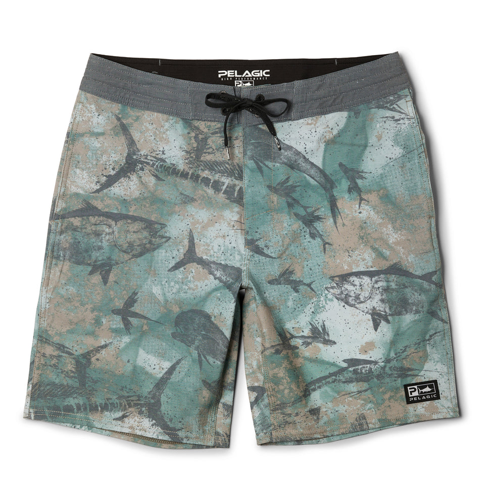 DEEP DROP OPEN SEAS CAMO ARMY GREEN