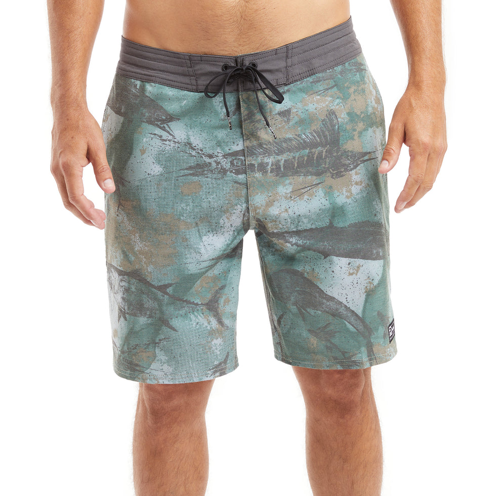 DEEP DROP OPEN SEAS CAMO ARMY GREEN