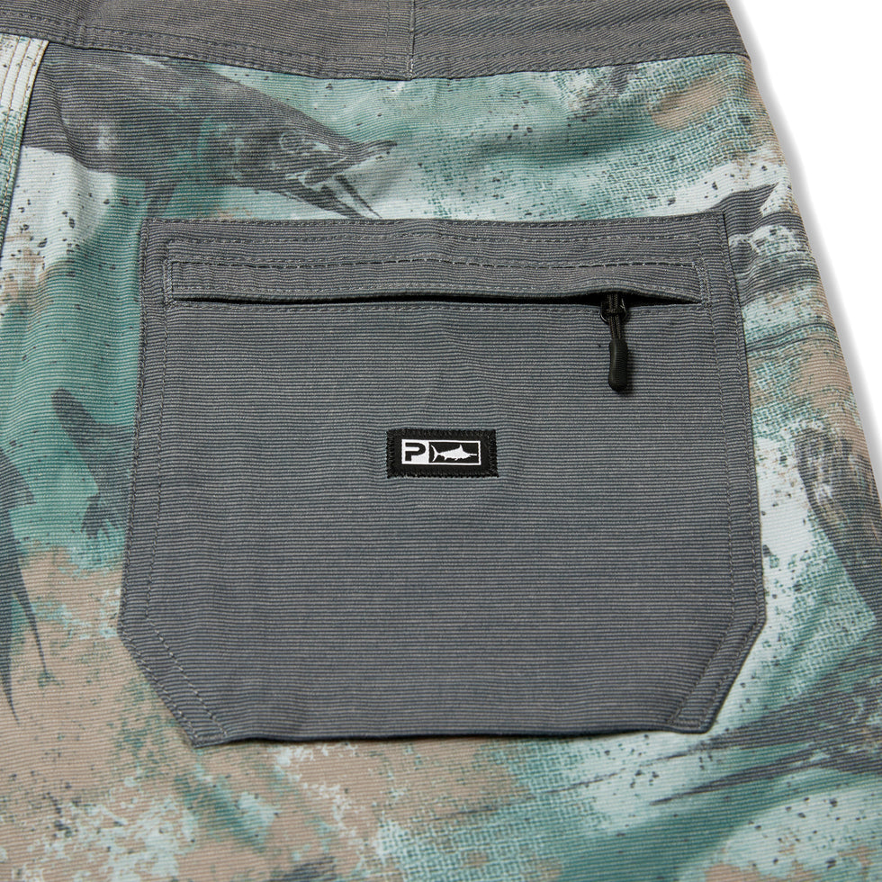 DEEP DROP OPEN SEAS CAMO ARMY GREEN