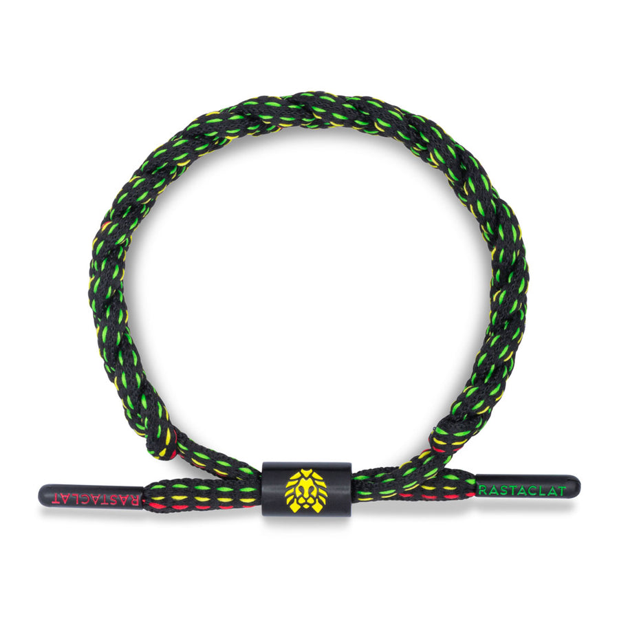 RASTA MEN&#39;S BRAIDED BRACELET
