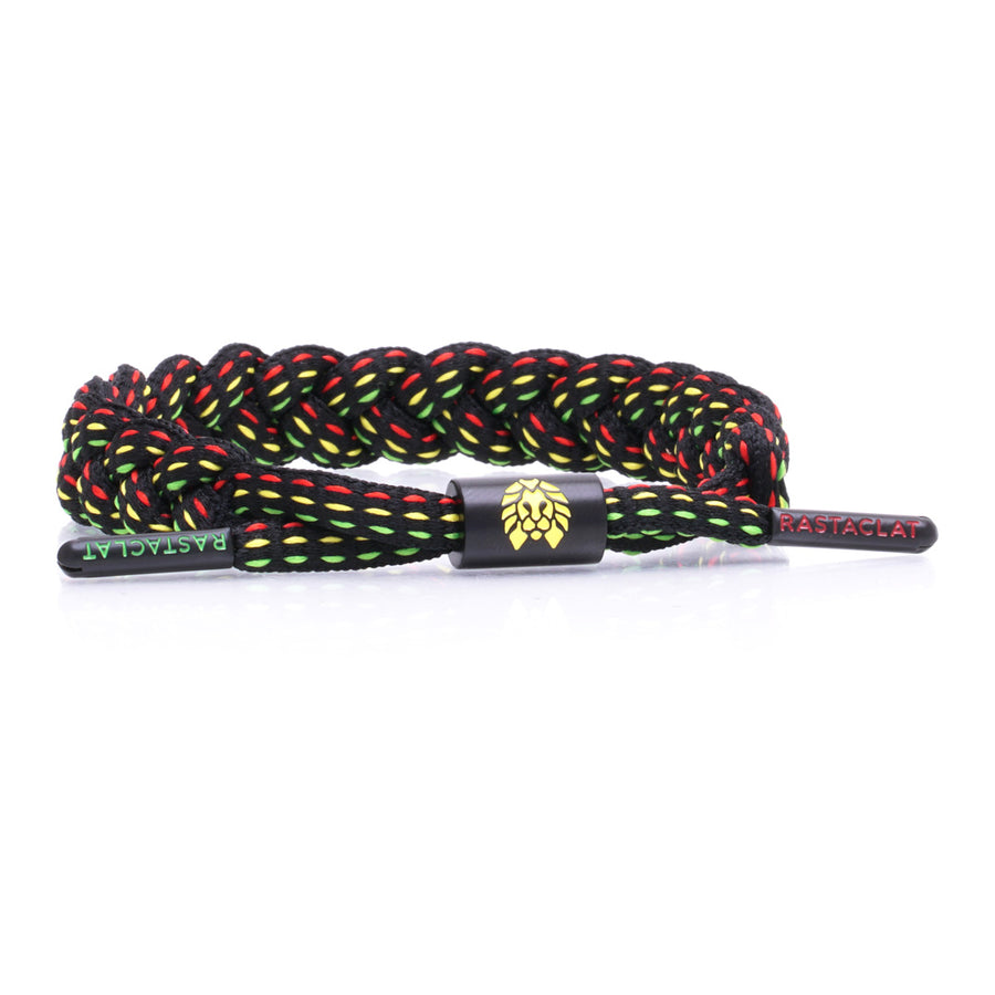 RASTA MEN&#39;S BRAIDED BRACELET