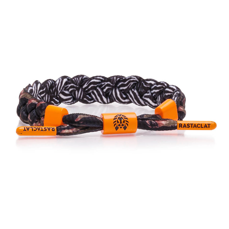 ZEBRA CAMO MEN&#39;S BRAIDED BRACELET