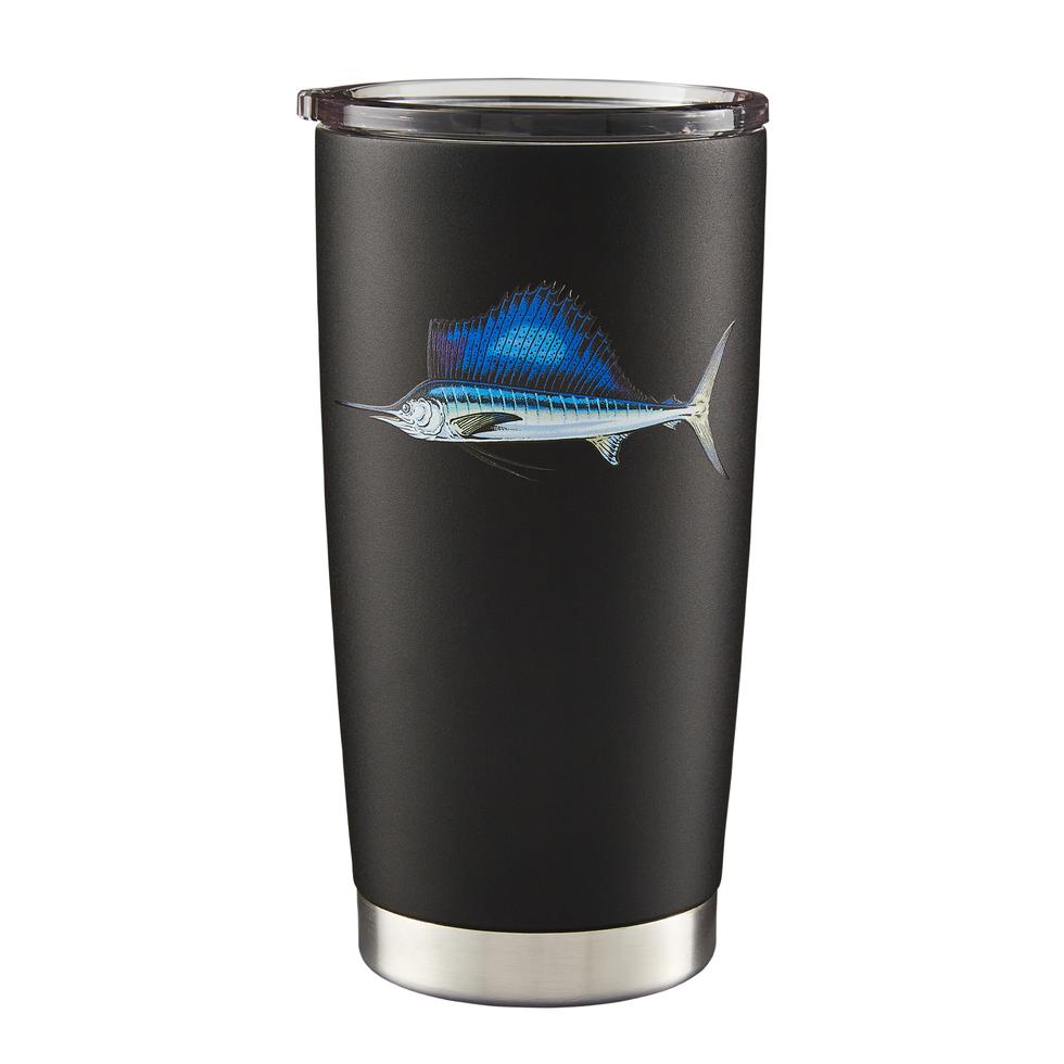 20 OZ. INSULATED TUMBLER SAILFISH BLACK