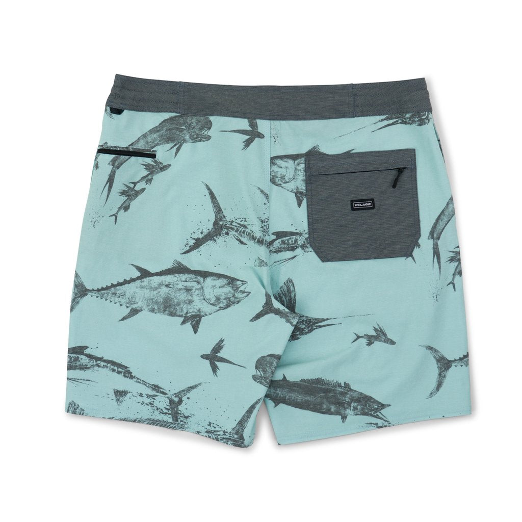 Deep Drop Gyotaku Fishing Short