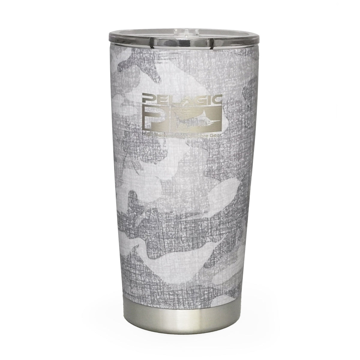 20 OZ. INSULATED TUMBLER FISH CAMO LIGHT GREY