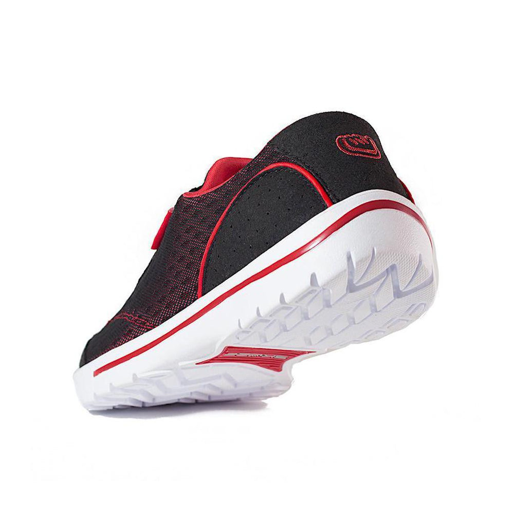 MEN&#39;S MIAMI BY SKUZE SHOES-BLACK/RED