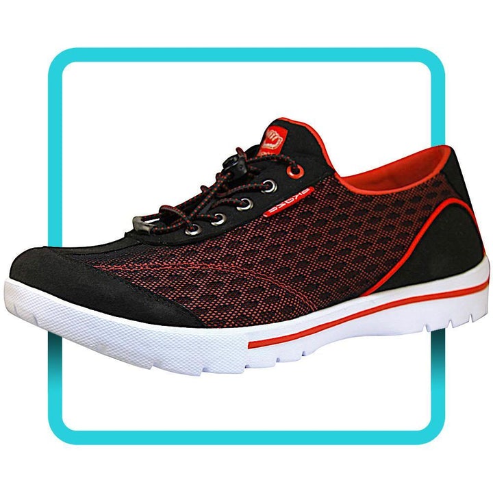 MEN&#39;S MIAMI BY SKUZE SHOES-BLACK/RED