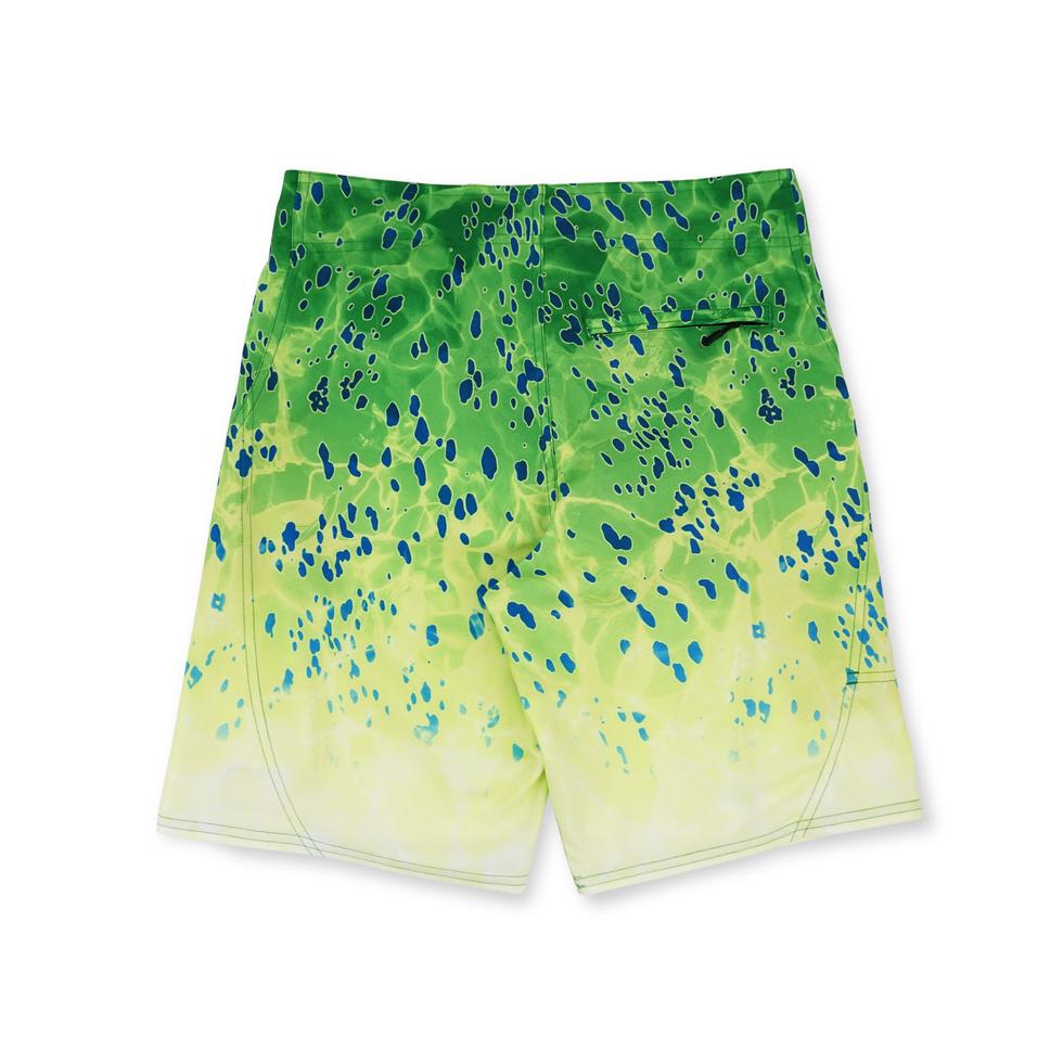 Sharkskin Dorado Fishing Short - Dorado Green