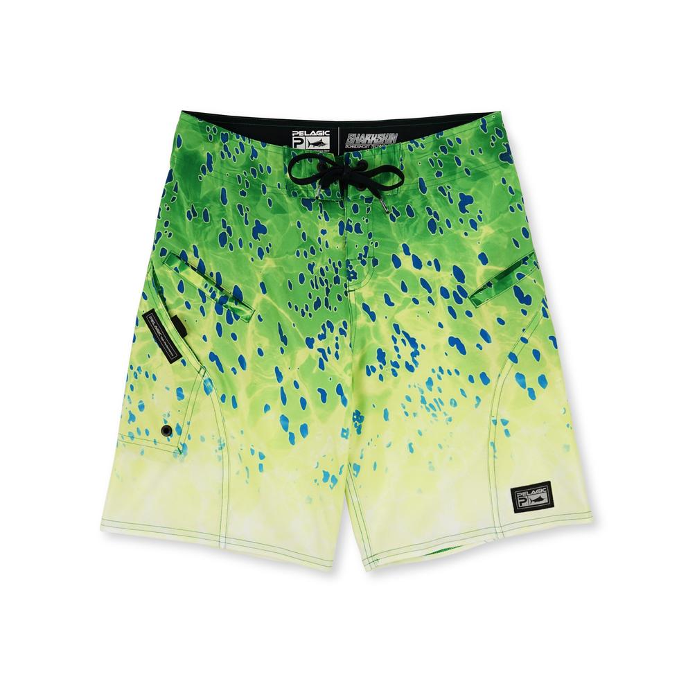 Sharkskin Dorado Fishing Short - Dorado Green