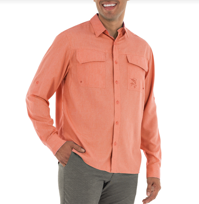 CATONIC CORAL FISHING SHIRT LONG SLEEVE