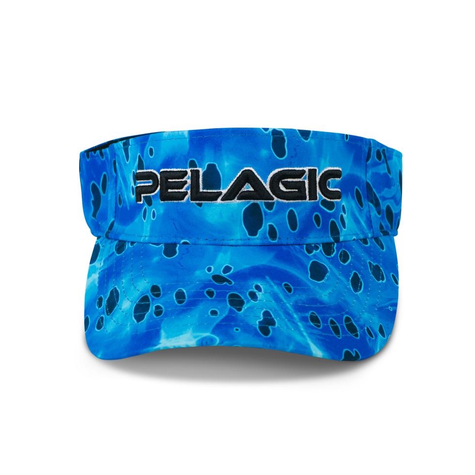 PERFORMANCE PRINT VISOR DORADO BLUE