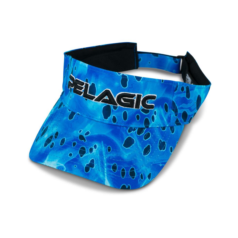 PERFORMANCE PRINT VISOR DORADO BLUE